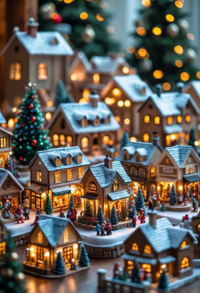 Top Treasures Mini Christmas Village Displays