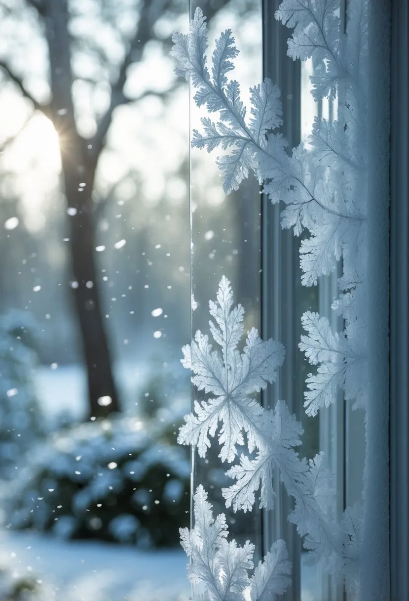  Snowy Window Paint or Spray for Frost Effect
