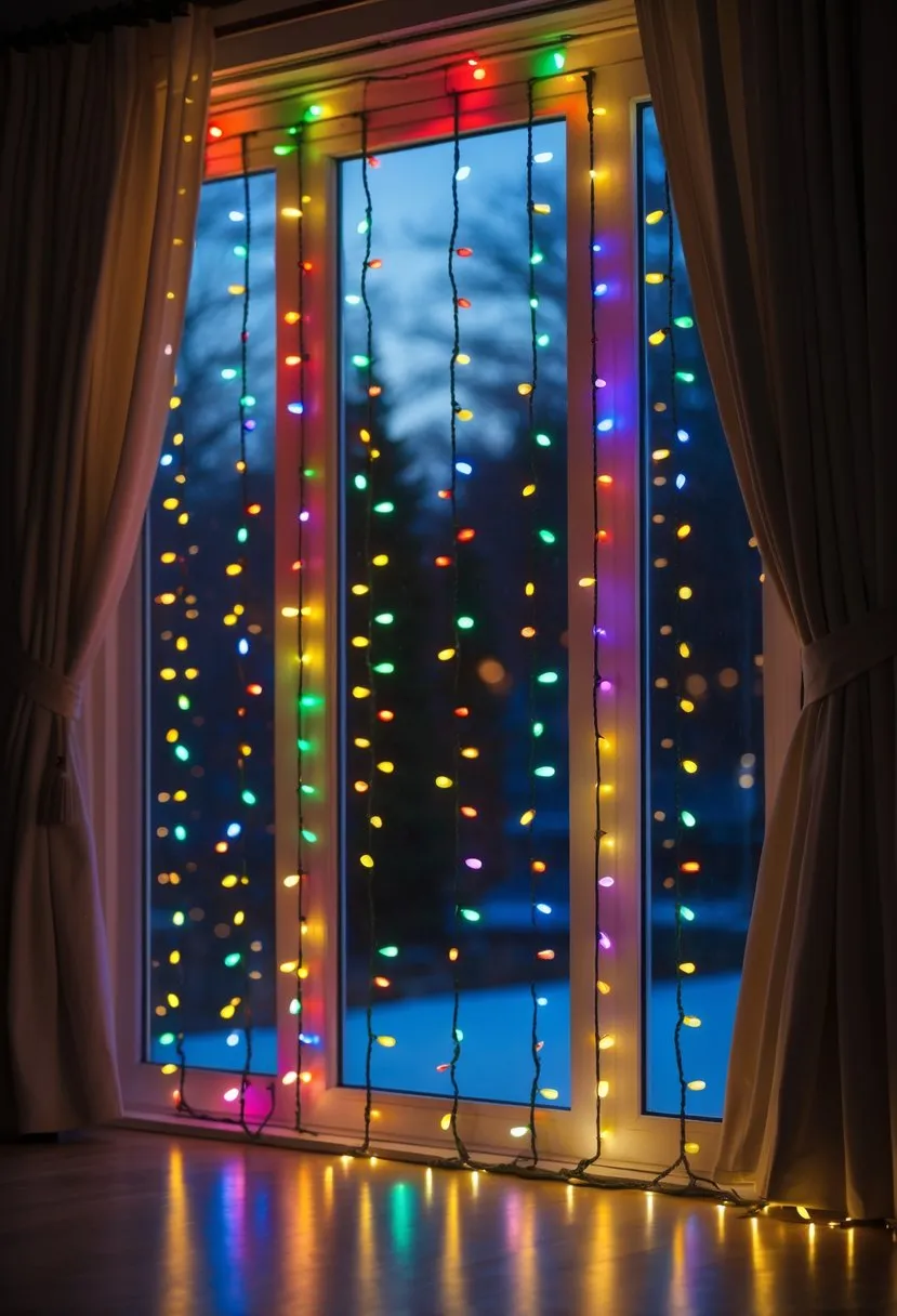 Curtain Lights with Multi-Color Modes