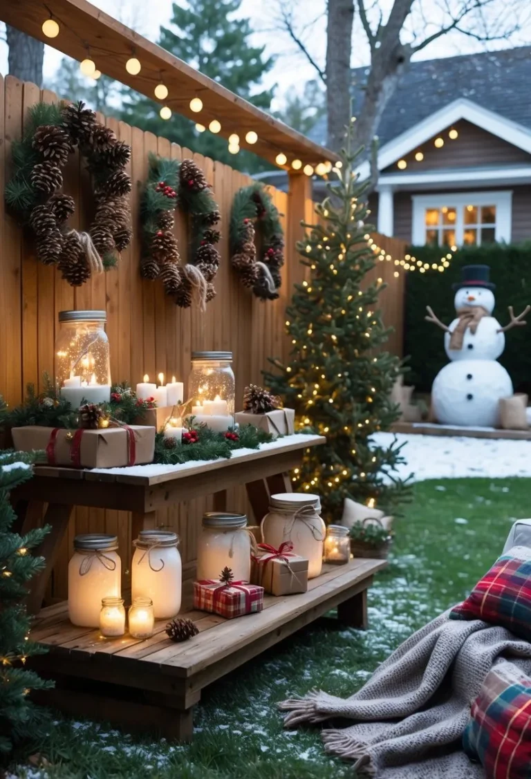 Christmas Backyard DIY Ideas