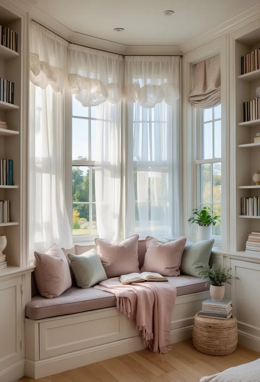  Cozy window seat nook