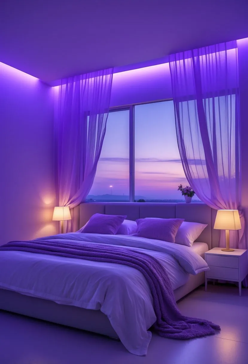 Twilight-inspired purple gradients