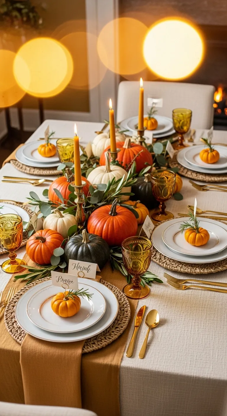 thanksgiving table decor