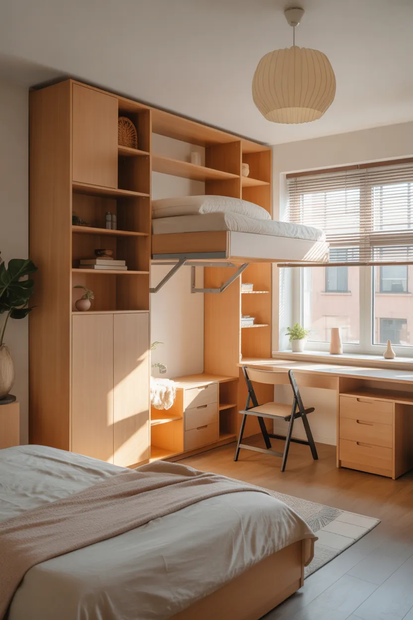  Foldable furniture for flexibility