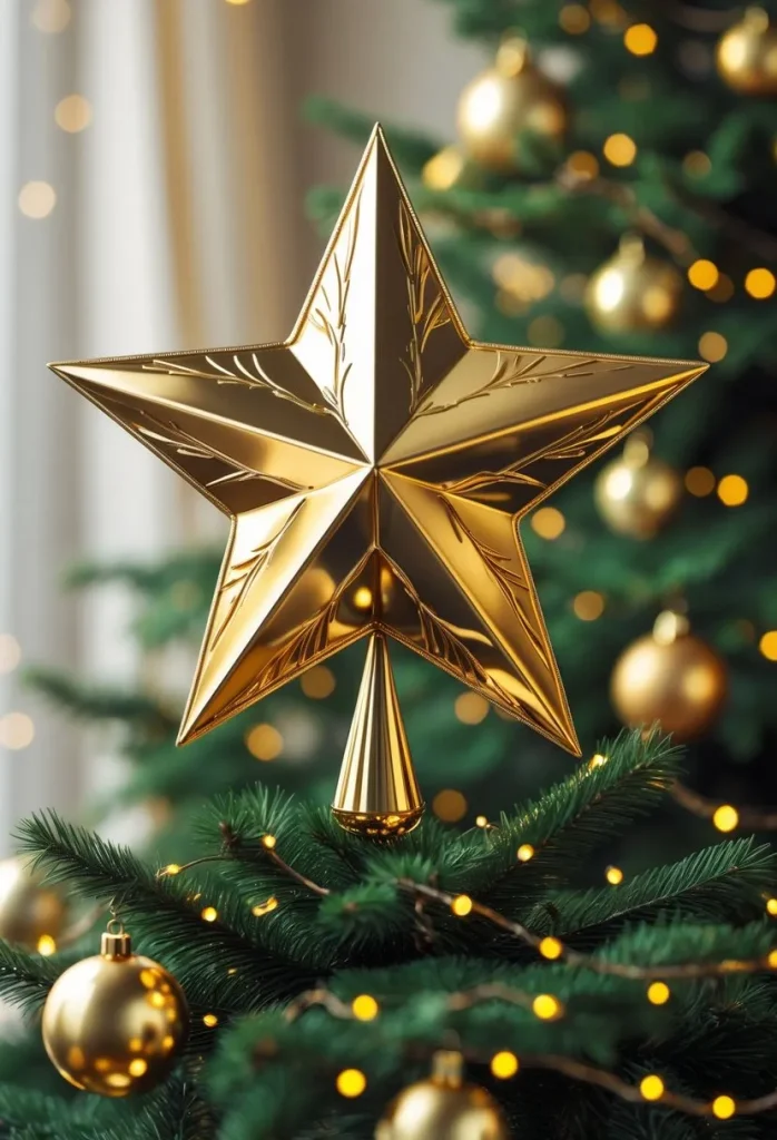 Gold Glitter Pinecones