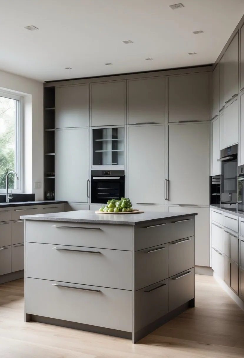 Island Base Cabinets with Storage