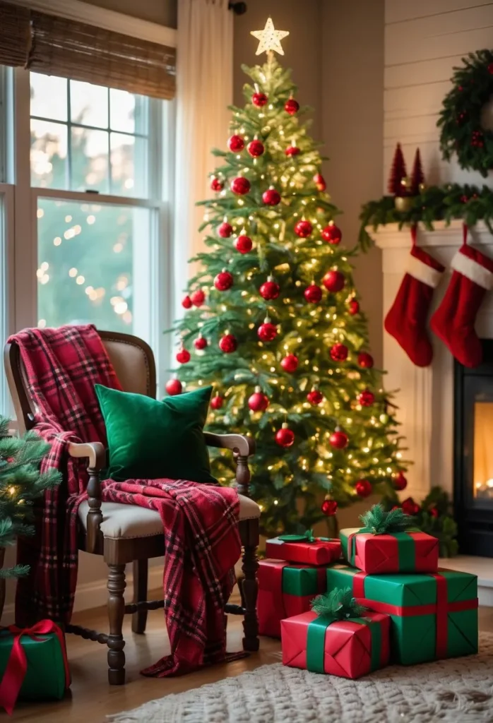 Classic Red and Green Decor