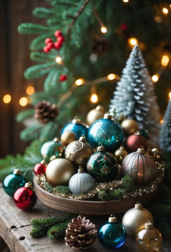 Vintage Ornament Display