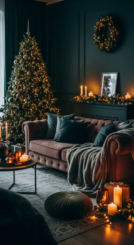 moody christmas decor