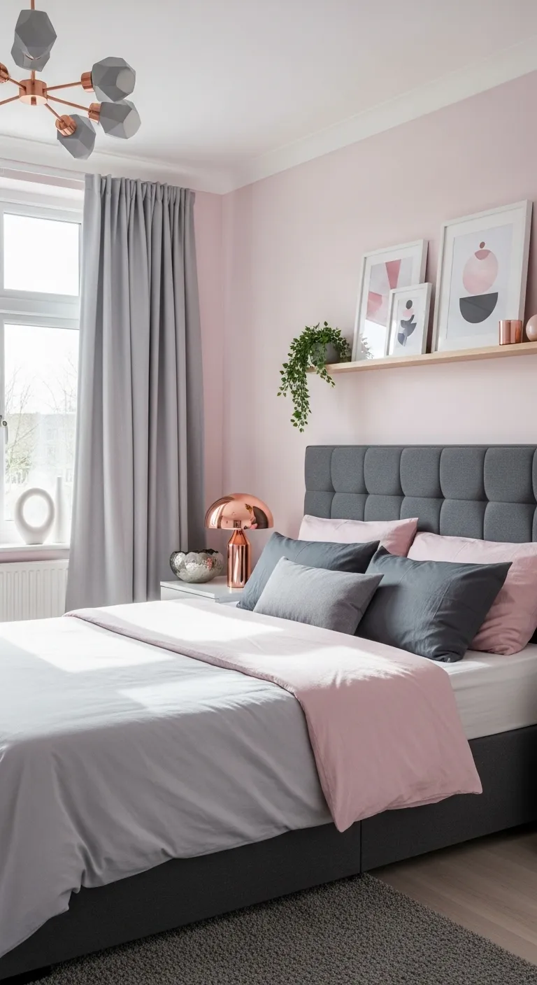  Pink and Grey Bedroom — Classic & Modern Pink Room Design Ideas