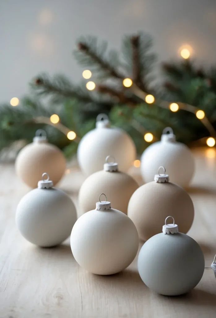 Minimalist Ceramic Baubles