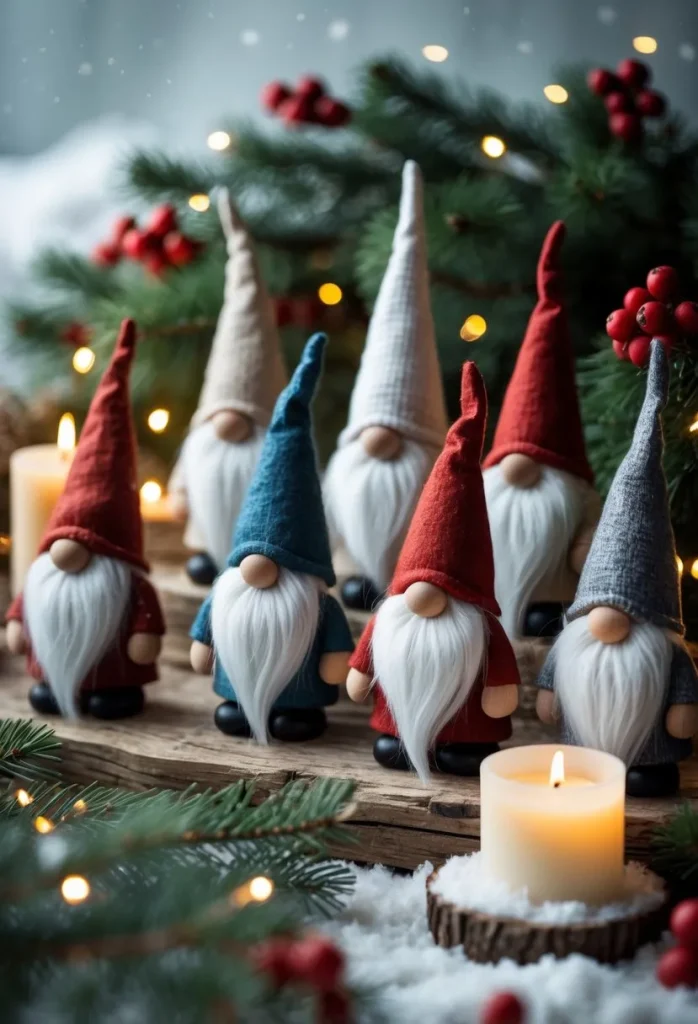  Handcrafted Gnome Figurines
