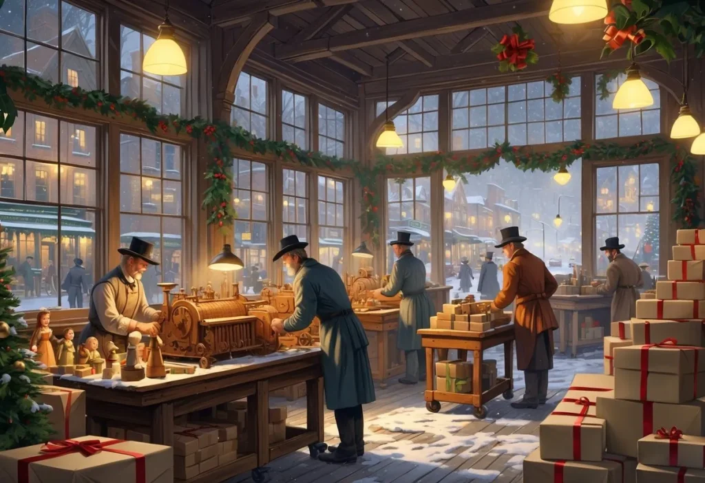  Mass production enabling Christmas gifts