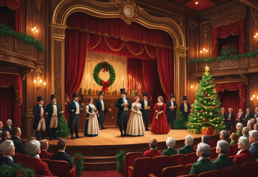 Victorian Christmas theatre performances