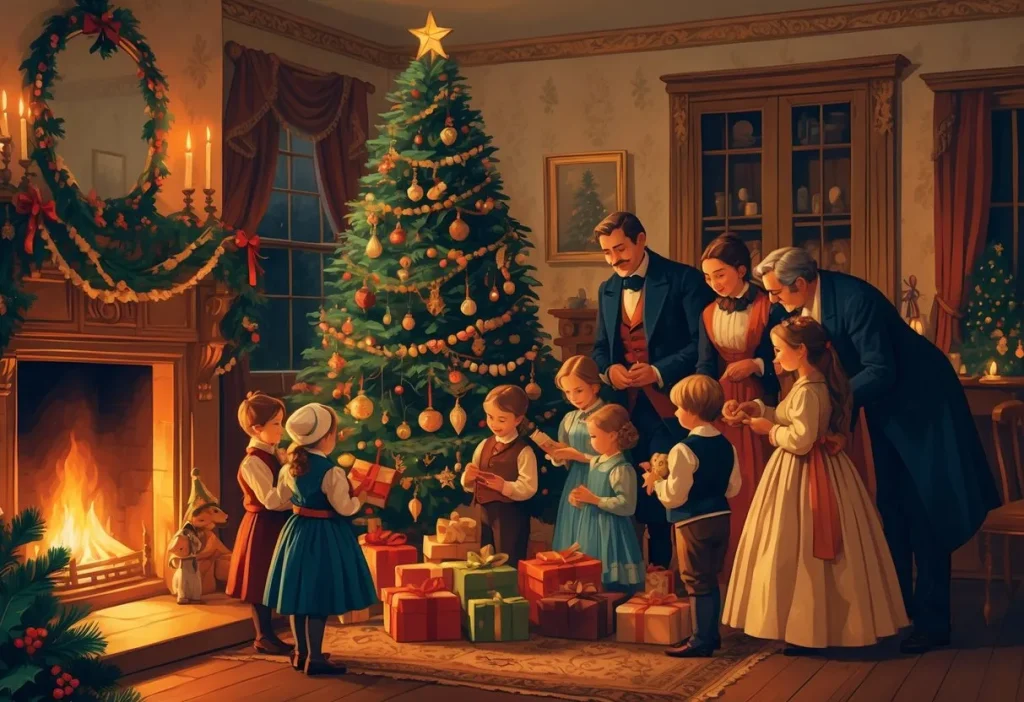 Shift of Christmas focus to family and children