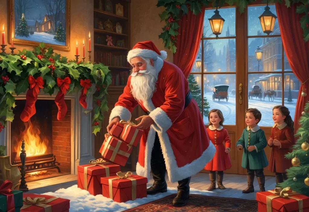 Rise of Father Christmas as gift-bringer