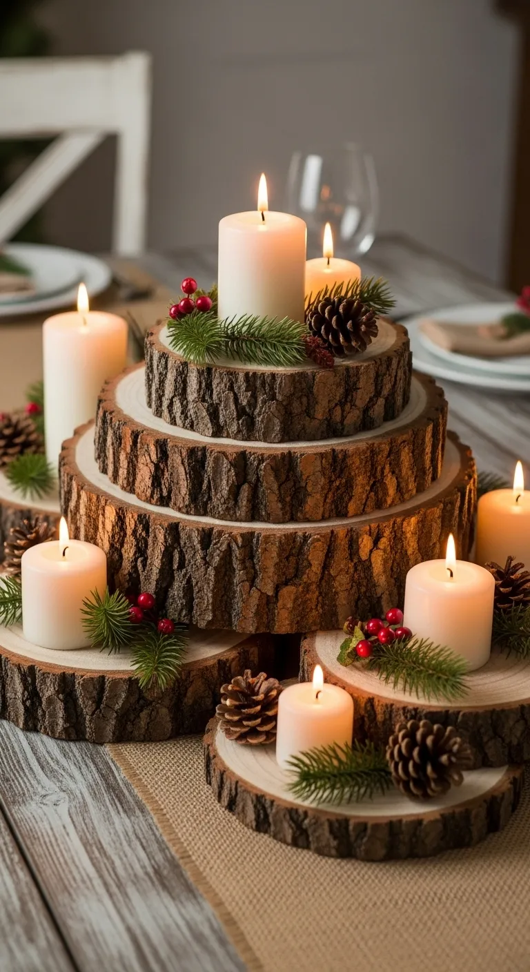 Wood Slices for Tablescapes