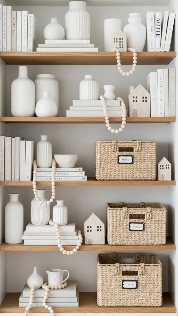 All-White & Wood Tones