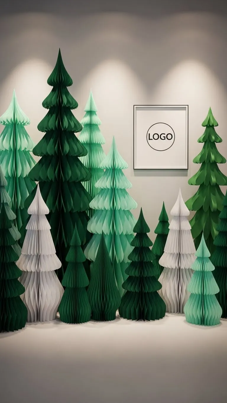 The Branded Winter Forest Backdrop