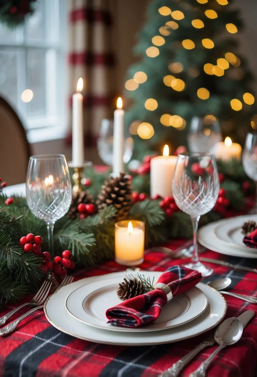 Plaid Flannel Tablecloth