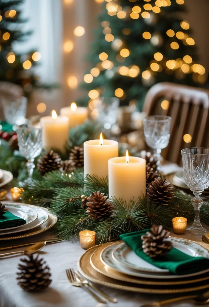 Pine-Scented Soy Wax Candles