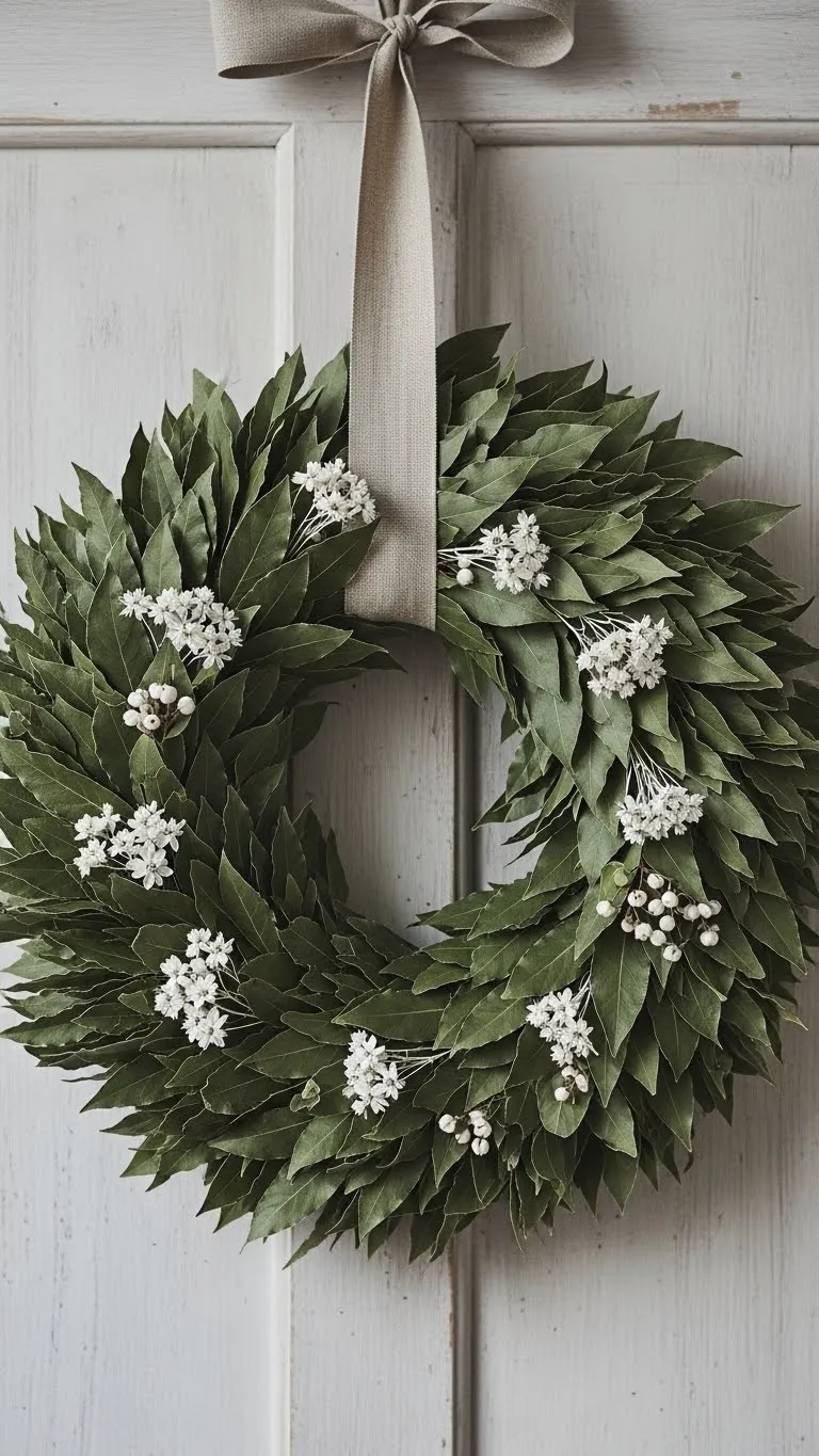 Dried Herb and Bay Leaf Wreaths