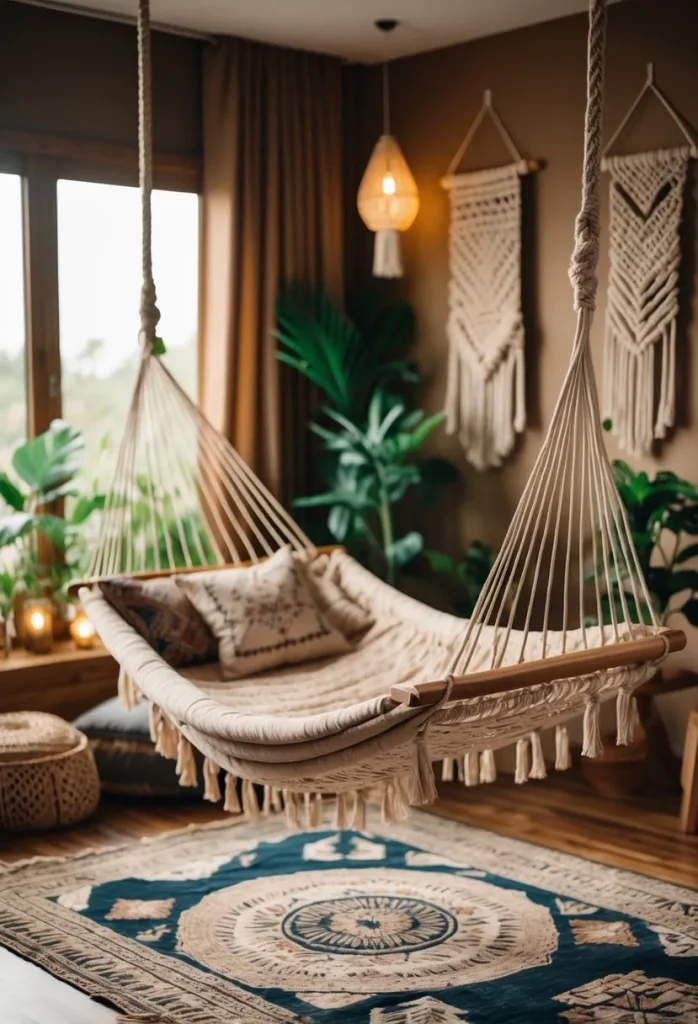 Full-Sized Swinging Hammock Bed