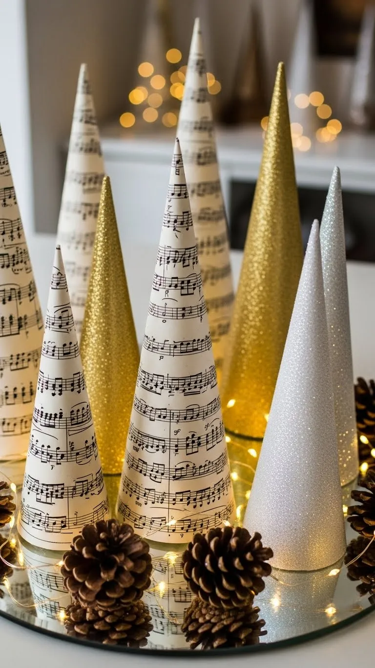 The Layered Paper Cone Christmas Tree Forest