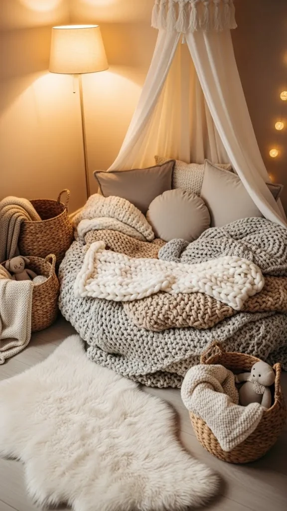 Layered Texture Cozy Cocoon