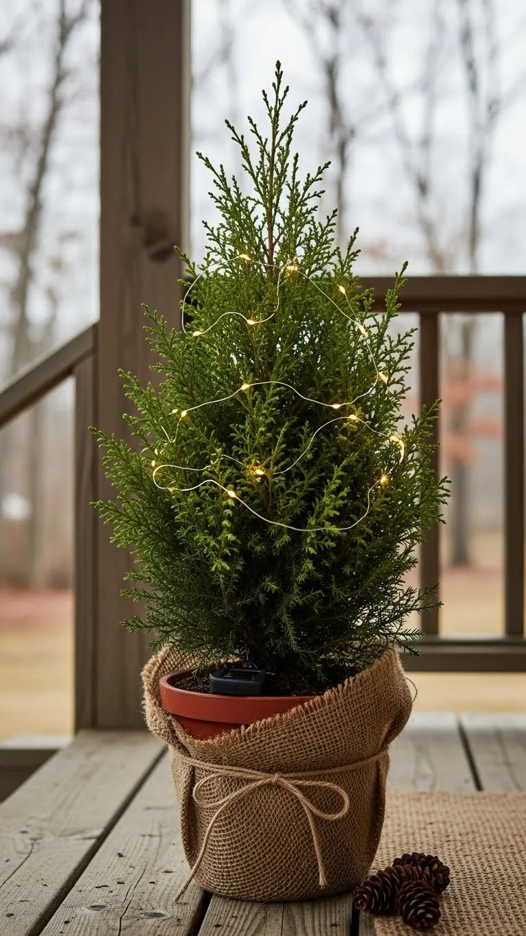 Living Miniature Natural Christmas Tree