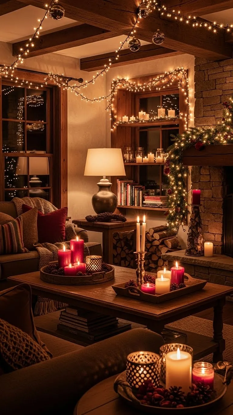 Lots of Cozy Christmas Lighting (2025 Rule: Only Warm White)