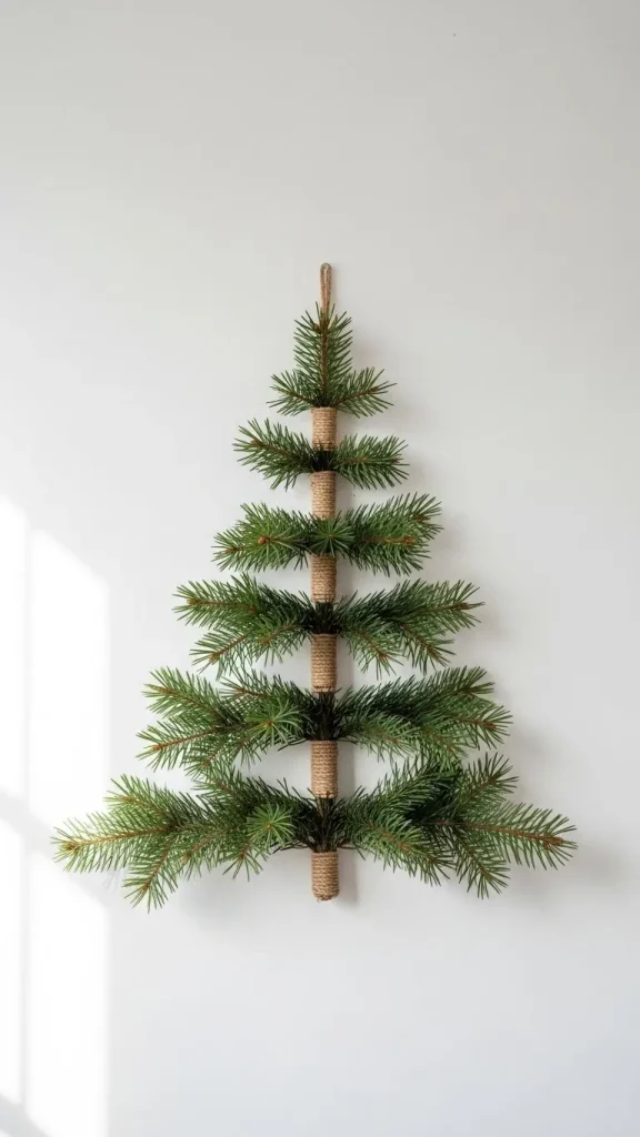 The Minimalist Pine Branch Wall Tree