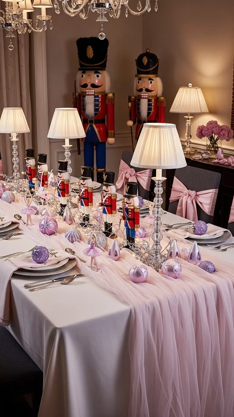 21 Christmas Themes That Are Blowing Up Pinterest Right Now 19 Nutcracker Ballet Elegance (Perfect for Dining Rooms & Little Girls)