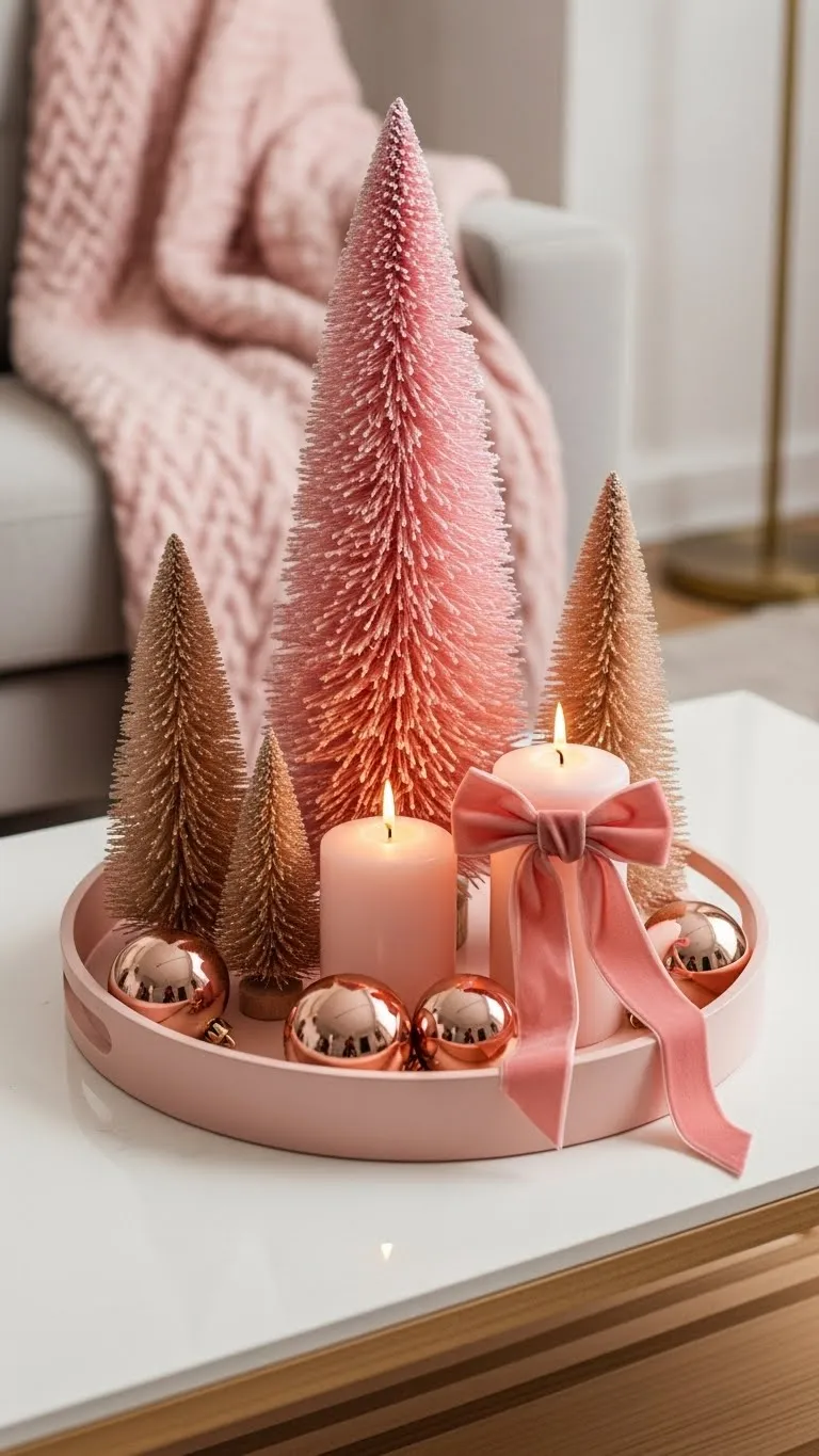 Pink Christmas Coffee Table (Yes, It’s Still Trending!)
