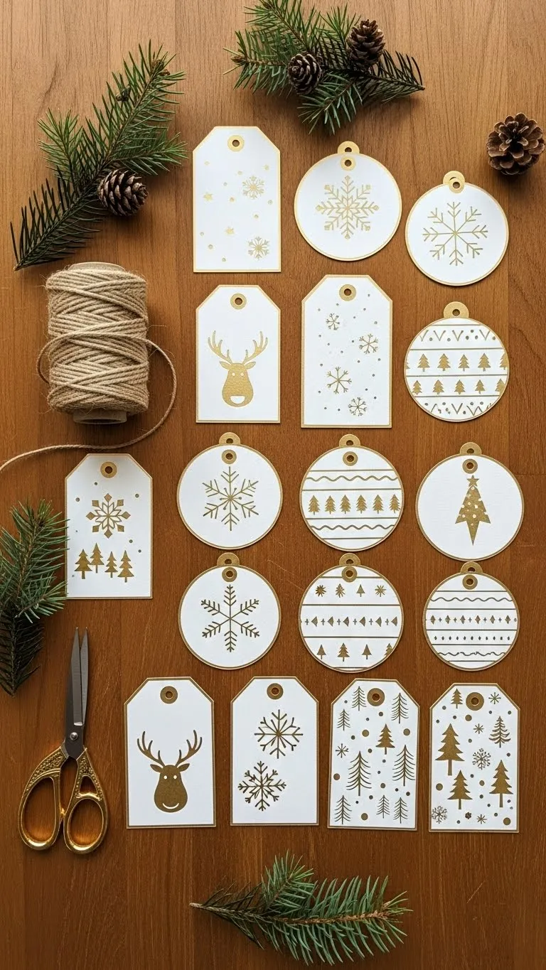 Printable Paper Tags and Ornaments