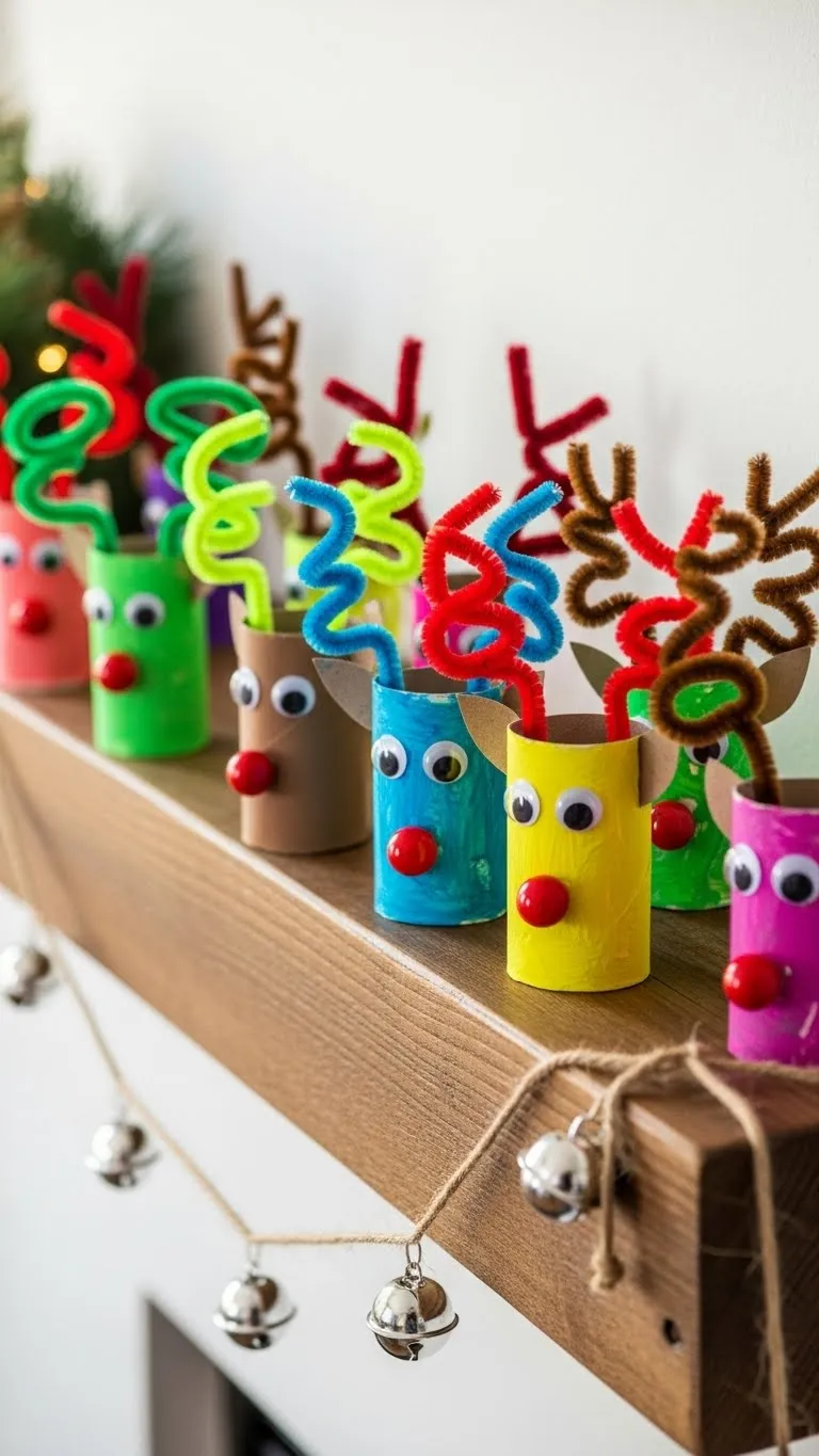 Recycled Roll Reindeer Roundup (Kiddo Craft That Keeps on Giving)