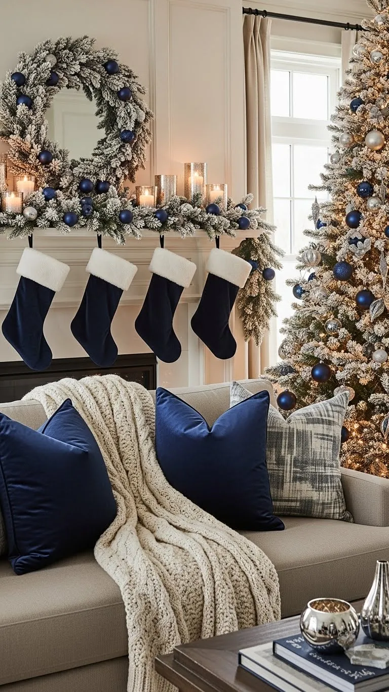  Royal Blue Christmas Decorations with a Touch of Glam