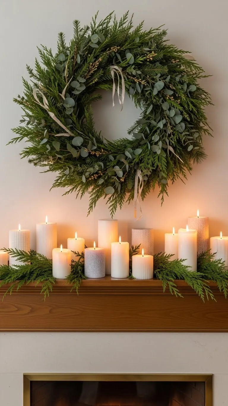  Simple Christmas Mantel That Takes 10 Minutes (But Looks Expensive)