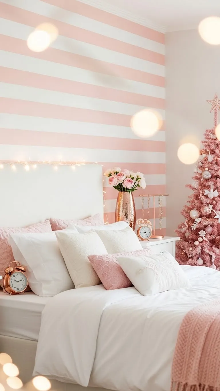  Temporary Candy-Stripe Accent Wall You’ll Wish Stayed Forever
