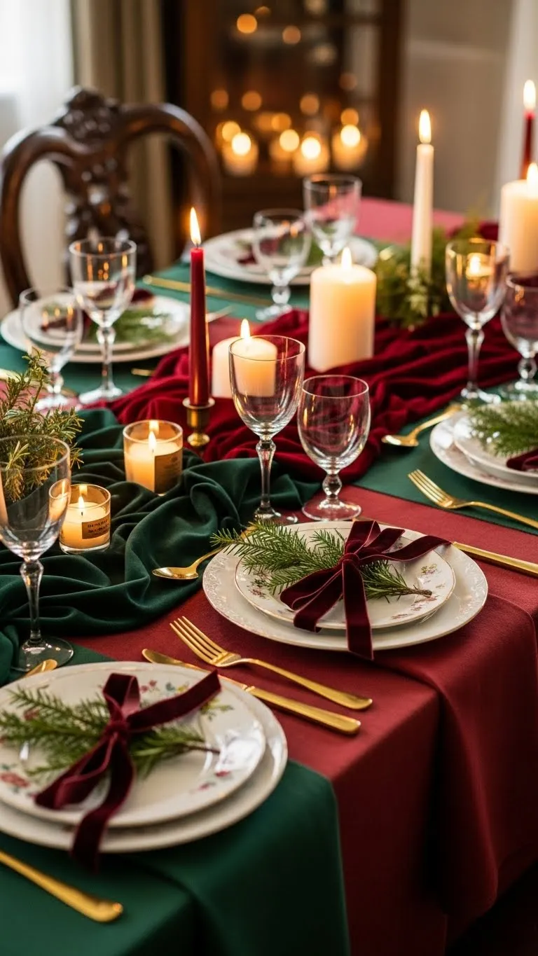 The Fancy Fabric Table Look