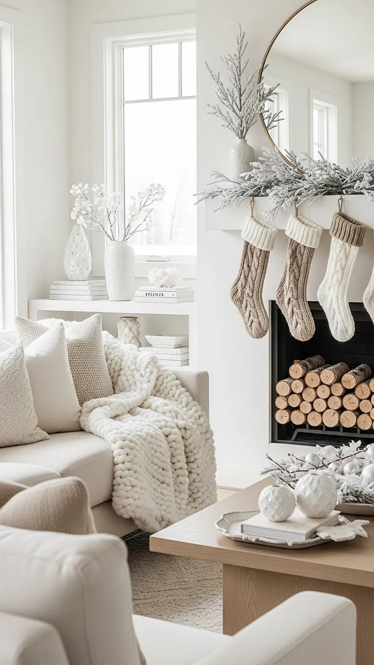 The Subtle Sophistication of Winter Whites and Cozy Textures