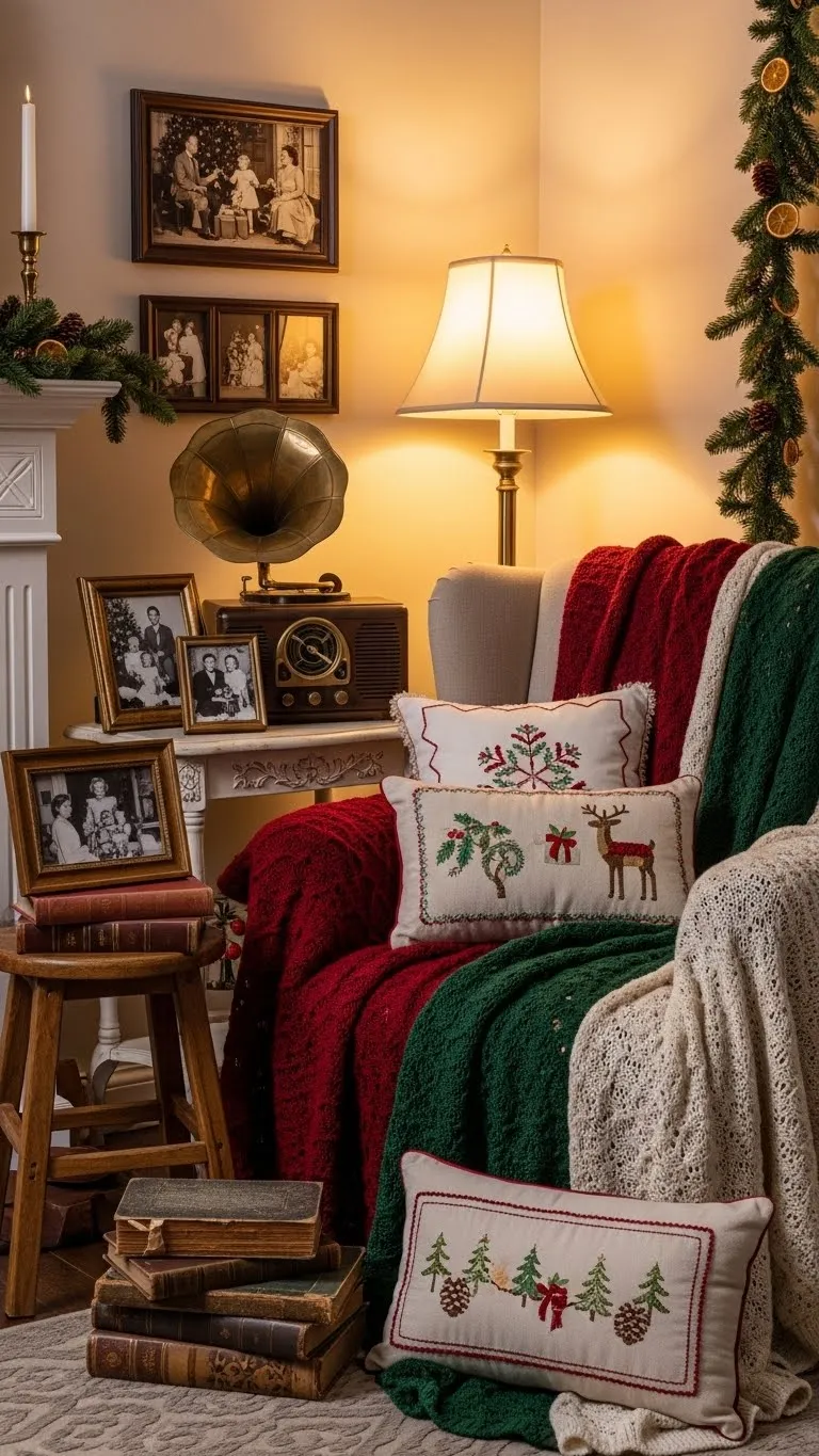 The Vintage Christmas Aesthetic Comfy Corner