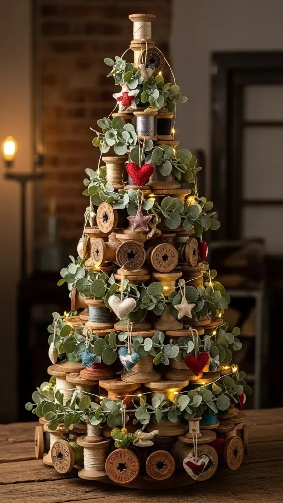 Vintage Spool & Bobbin Tree
