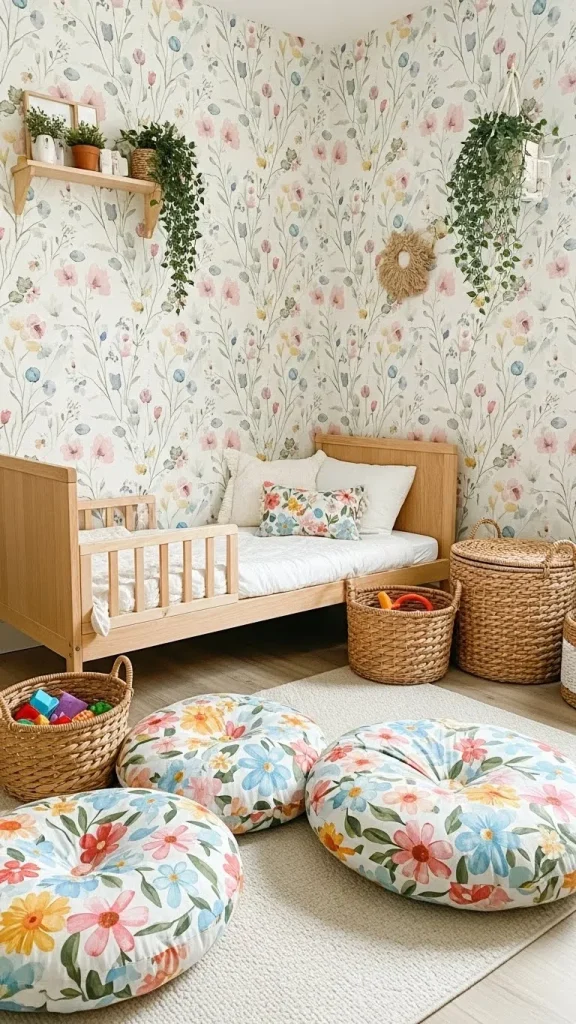 Whimsical Floral Garden Retreat