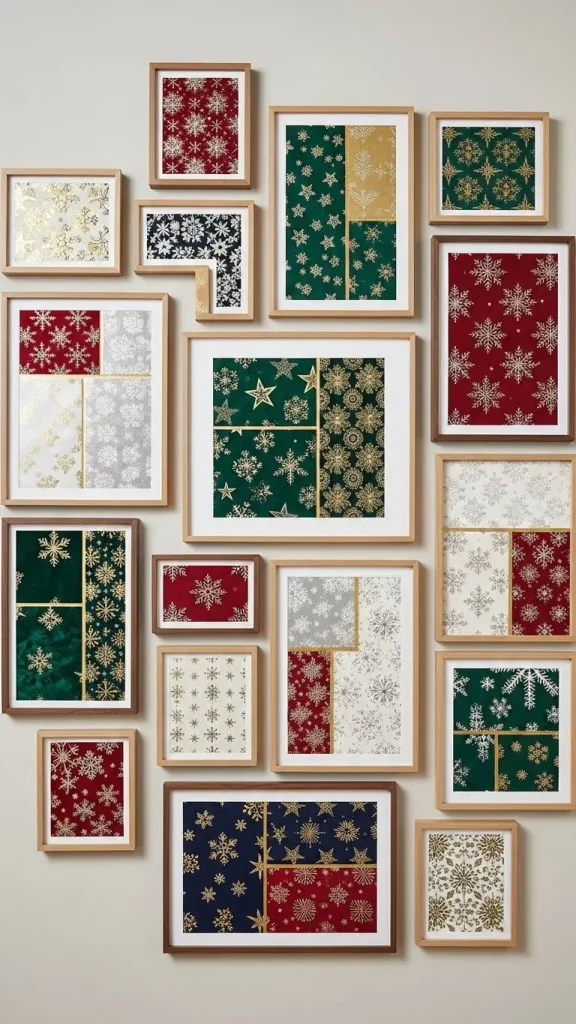 Wrapping Paper Art Frames