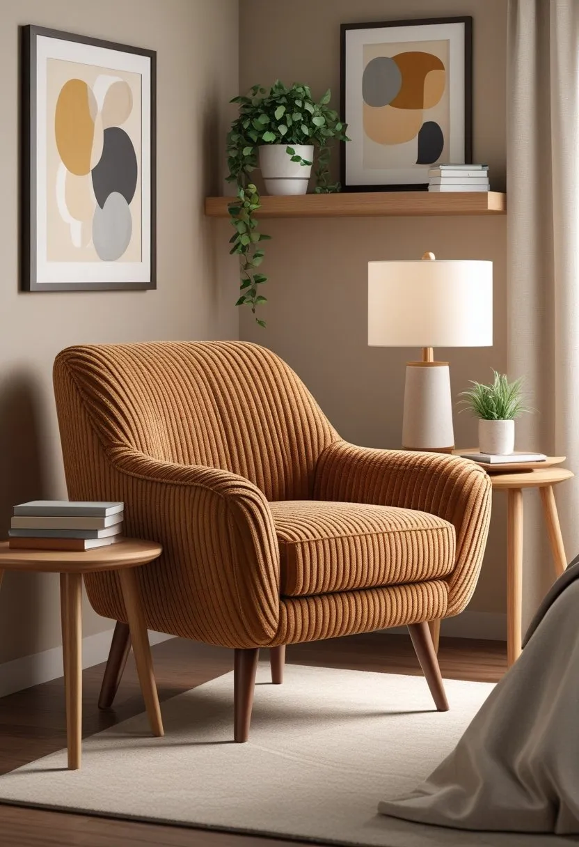 Rooms To Go Corduroy Accent Chair