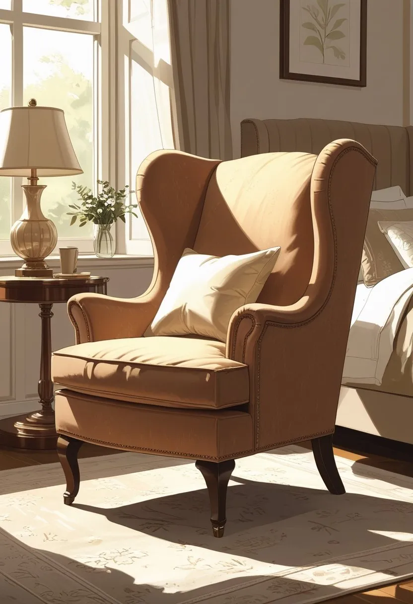 Macy's Classic Wingback Accent Chair