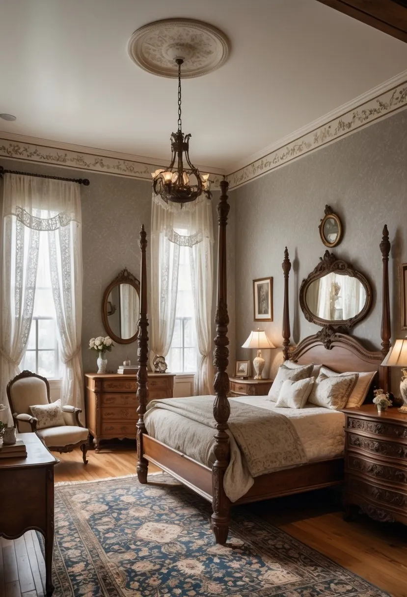 antique bedroom