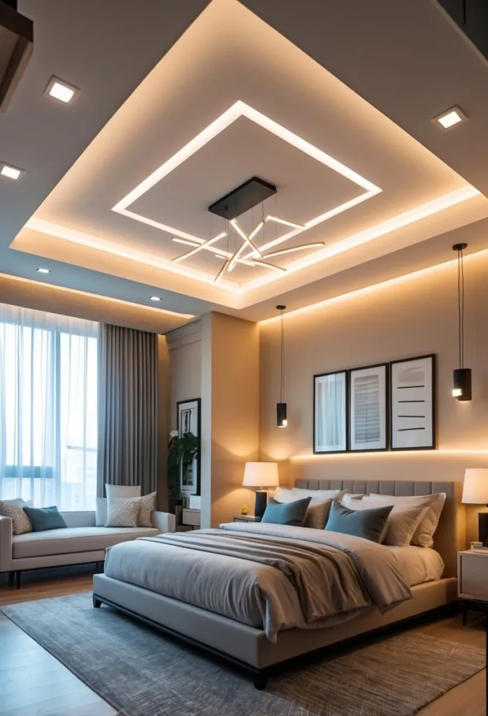 Layered ambient, task, and accent lighting