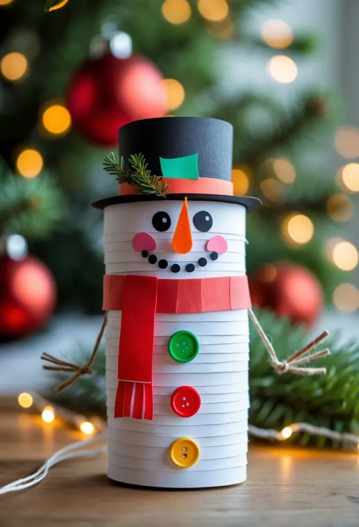 Paper Roll Snowman
